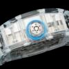 screw-down titanium crown with clear protective rubber o-ring screw-down titanium crown with clear protective rubber o-ring