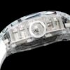 screw-down titanium crown with clear protective rubber o-ring