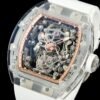 Skeletonized Dial with 3D Depth Layout and Luminous Accents