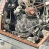 rm56-02 features a skeletonized dial Cable-Suspension with a visible tourbillon movement.