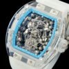 Skeletonized Dial with 3D Depth Layout and Luminous Accents Skeletonized Dial with 3D Depth Layout and Luminous Accents