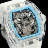 luxurious rm56-02 tourbillon watch is crafted entirely from sapphire crystal. luxurious rm56-02 tourbillon watch is crafted entirely from sapphire crystal.