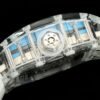 screw-down titanium crown with clear protective rubber o-ring screw-down titanium crown with clear protective rubber o-ring
