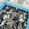 rm56-02 features a sapphire crystal case with a skeletonized dial and cable-suspension, clearly showing the mainspring barrel. rm56-02 features a sapphire crystal case with a skeletonized dial and cable-suspension, clearly showing the mainspring barrel.