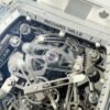 rm56-02 features a sapphire crystal case with a skeletonized dial and cable-suspension, clearly showing the mainspring barrel. rm56-02 features a sapphire crystal case with a skeletonized dial and cable-suspension, clearly showing the mainspring barrel.