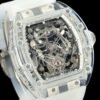 luxurious rm56-02 tourbillon watch is crafted entirely from sapphire crystal. luxurious rm56-02 tourbillon watch is crafted entirely from sapphire crystal.