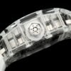 screw-down titanium crown with clear protective rubber o-ring screw-down titanium crown with clear protective rubber o-ring