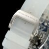translucent soft rubber strap with titanium deployment buckle