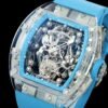Skeletonized Dial with 3D Depth Layout and Luminous Accents