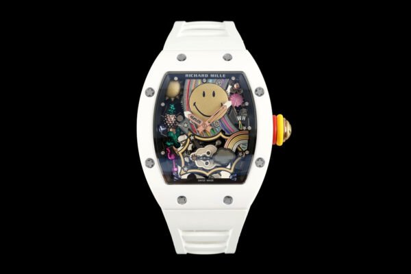 rm88 automatic tourbillon smiley is like a miniature amusement park inside, offering a lot of fun.