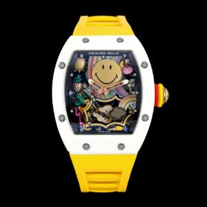 rm88 automatic tourbillon smiley is like a miniature amusement park inside, offering a lot of fun.