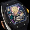 rm88 smile tourbillon auper reissue watch features a fun skeletonized dial.