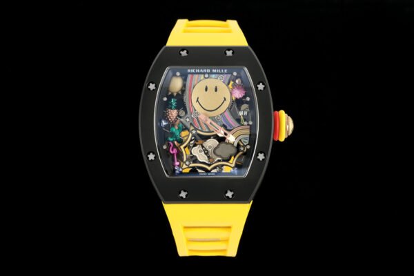 rm88 automatic tourbillon smiley is like a miniature amusement park inside, offering a lot of fun.