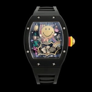 rm88 automatic tourbillon smiley is like a miniature amusement park inside, offering a lot of fun.
