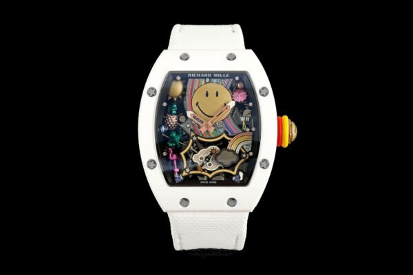 rm88 automatic tourbillon smiley is like a miniature amusement park inside, offering a lot of fun.