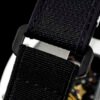 high-performance anti-dust white fabric strap with titanium clasp