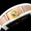 crown styled with a custom molded 3D smiley emblem / o-ring double seal
