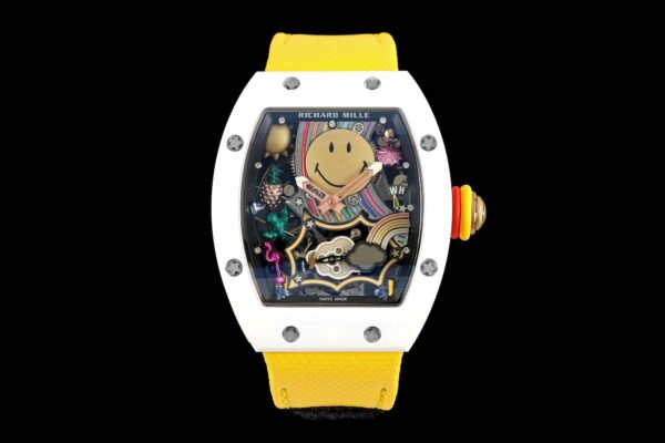 rm88 automatic tourbillon smiley is like a miniature amusement park inside, offering a lot of fun.