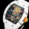 RM88 ceramic case, skeletonized dial with 3D display embellishments, tourbillon watch.