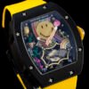 rm88 smile tourbillon auper reissue watch features a fun skeletonized dial.