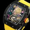 RM88 ceramic case, skeletonized dial with 3D display embellishments, tourbillon watch.