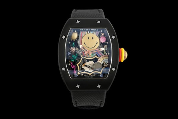 rm88 automatic tourbillon smiley is like a miniature amusement park inside, offering a lot of fun.