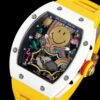 RM88 ceramic case, skeletonized dial with 3D display embellishments, tourbillon watch.