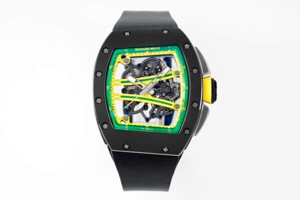 rm061 monochrome black & white edition asymmetric case super clone watch