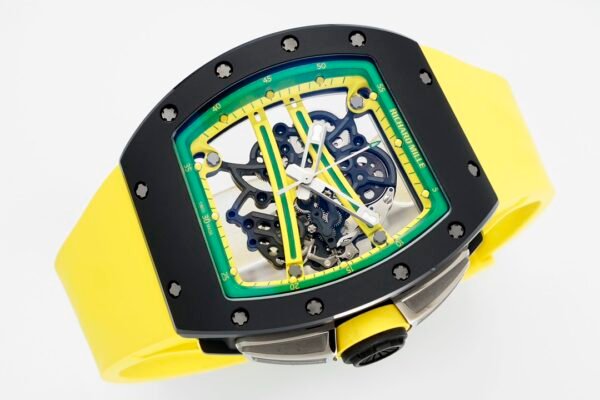 zf factory rm061 ceramic asymmetrical case skeleton watch