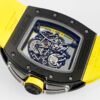 rm061 transparent case back perfectly showcases the details of the movement from every angle.