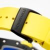 Dustproof premium rubber strap with titanium folding clasp