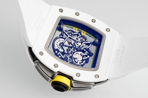 rm061 transparent case back perfectly showcases the details of the movement from every angle. rm061 transparent case back perfectly showcases the details of the movement from every angle.