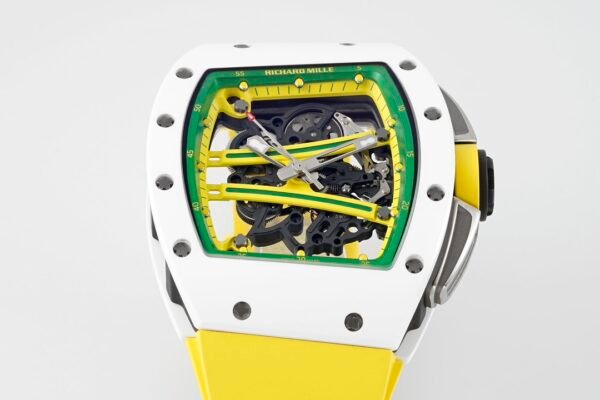 rm061, with its ultra-luxurious design, features the RMULT2 skeletonized movement. rm061, with its ultra-luxurious design, features the RMULT2 skeletonized movement.