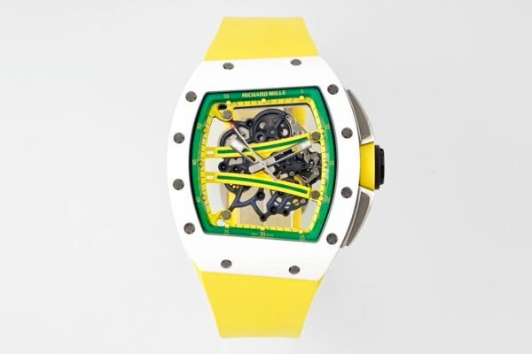 rm061 monochrome black & white edition asymmetric case super clone watch rm061 monochrome black & white edition asymmetric case super clone watch