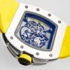 rm061 transparent case back perfectly showcases the details of the movement from every angle. rm061 transparent case back perfectly showcases the details of the movement from every angle.