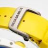 Dustproof premium rubber strap with titanium folding clasp Dustproof premium rubber strap with titanium folding clasp