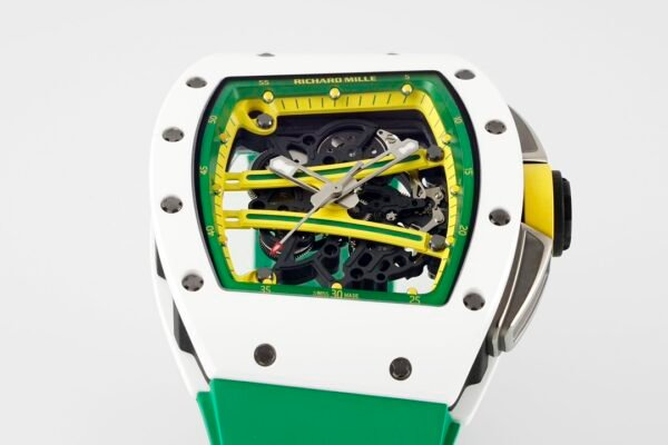 rm061, with its ultra-luxurious design, features the RMULT2 skeletonized movement. rm061, with its ultra-luxurious design, features the RMULT2 skeletonized movement.