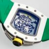 rm061 transparent case back perfectly showcases the details of the movement from every angle. rm061 transparent case back perfectly showcases the details of the movement from every angle.