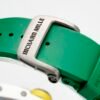 Dustproof premium rubber strap with titanium folding clasp Dustproof premium rubber strap with titanium folding clasp