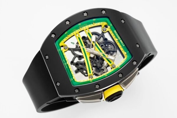 zf factory rm061 ceramic asymmetrical case skeleton watch