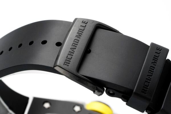 Dustproof premium rubber strap with titanium folding clasp