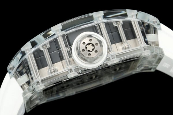rm27-02 sapphire crystal case with transparent movement