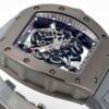rm055 watch made entirely of gray ceramic and titanium.