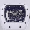 barba watson special edition all white skeleton dial