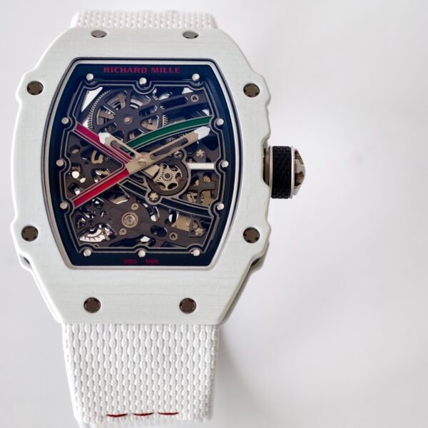 rm67-02 replica watch ultra thin skeleton design