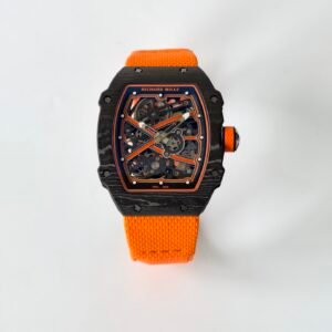 rm67-02 super clone watch ultra thin skeleton design