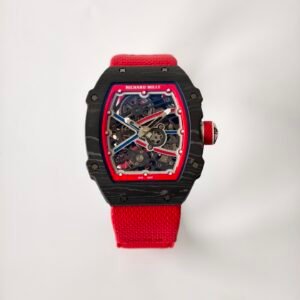 rm67-02 super clone watch ultra thin skeleton design