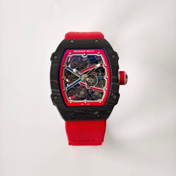 rm67-02 super clone watch ultra thin skeleton design