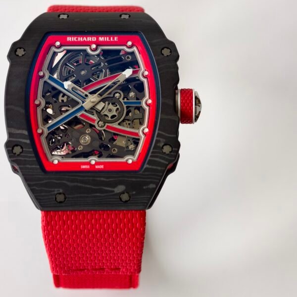 rm67-02 replica watch ultra thin skeleton design
