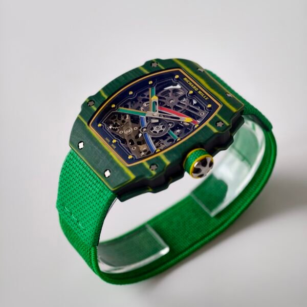 rm67-02 ultra thin skeleton sports watch